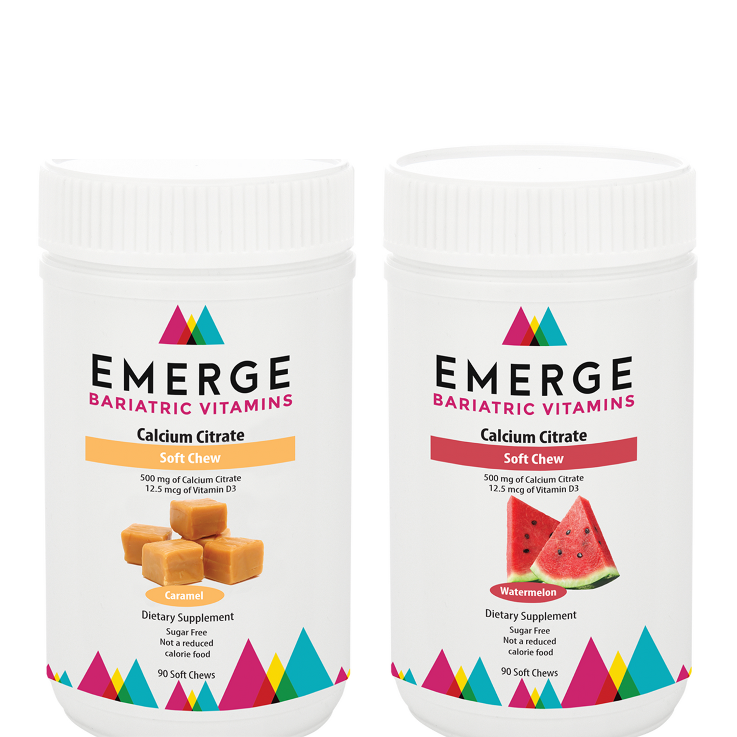 Calcium Citrate Soft Chews (Available in Watermelon and Caramel)