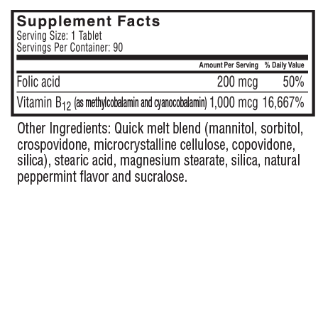 1 Month Supply Chewable Multivitamin + Calcium + Iron and Vitamin C