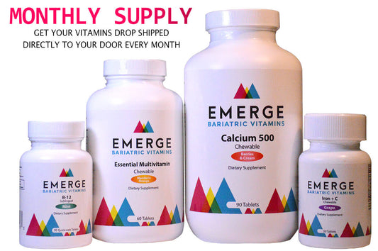 1 Month Essential Bariatric Supplements