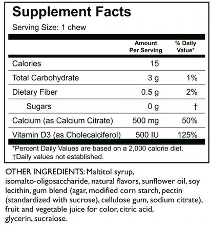 Bariatric Multivitamin + Calcium Citrate - Soft Chew - 1 Month Supply