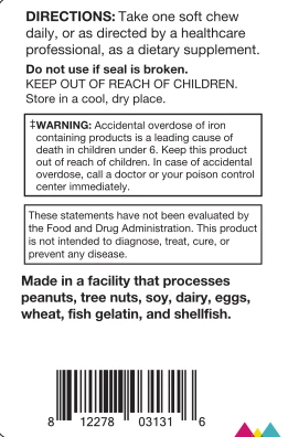 Iron With Vitamin C - Soft Chews