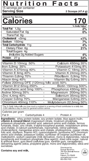 Creamy Vanilla Bariatric Meal Replacement